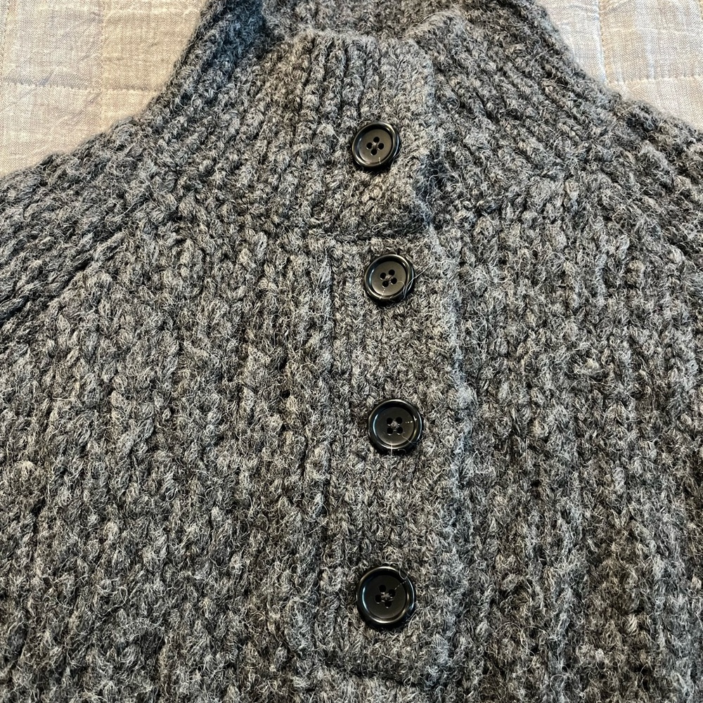 Everlane Merino Wool and Alpaca Half-Button XS